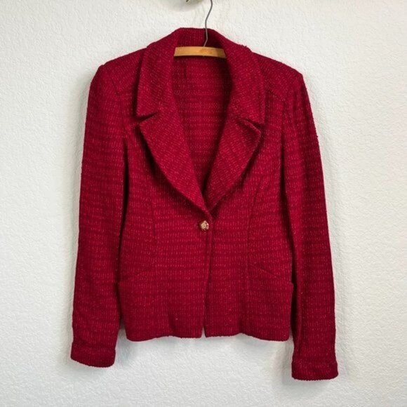 St John Fall 08 Cross Hatch Santana Knit Blazer